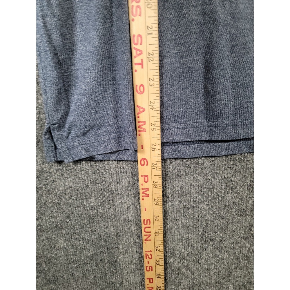 Vintage Hollister Polo Shirt Men Small Blue Preppy Y2K Cotton Short Sleeve Beach - Picture 10 of 11